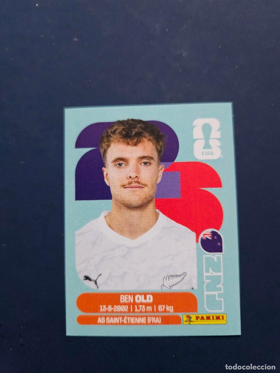 Football Stickers: NZL 16 BEN OLD NUEVA ZELANDA FIFA WORLD CUP MUNDIAL 26 2026 SIN PEGAR NUNCA PEGADO