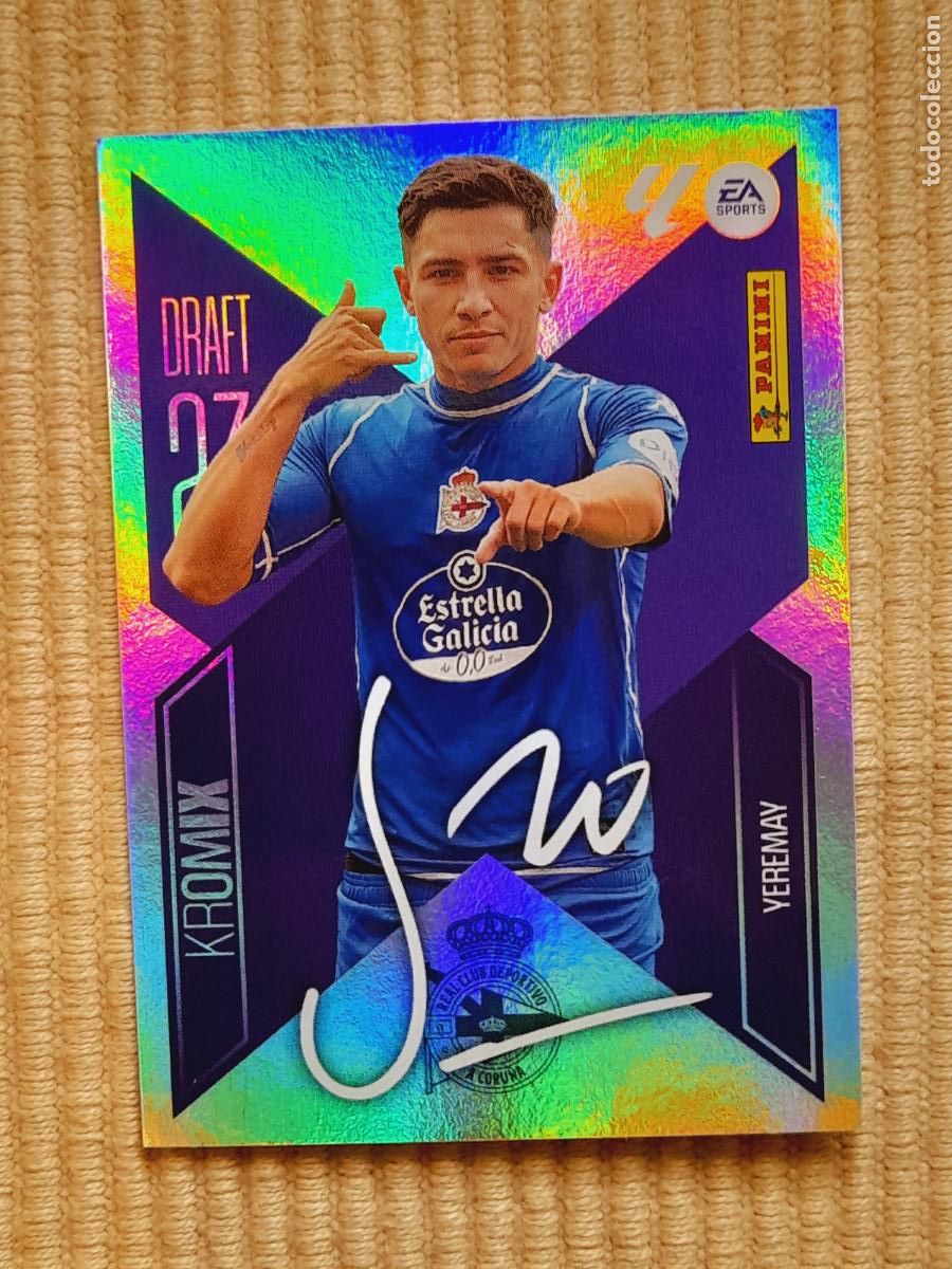 Fu&szlig;ball-Sticker: CROMO K23 (K 23) YEREMAY (DRAFT 23 KROMIX ) DERPOTIVO CORU&Ntilde;A LIGA 26-27 2026 2027 &Aacute;LBUM ESTE