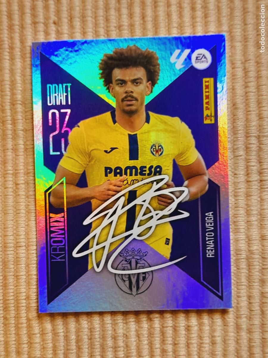 Fu&szlig;ball-Sticker: CROMO K20 (K 20) RENATO VEIGA (DRAFT 23 KROMIX ) VILLARREAL CF LIGA 26-27 2026 2027 &Aacute;LBUM ESTE
