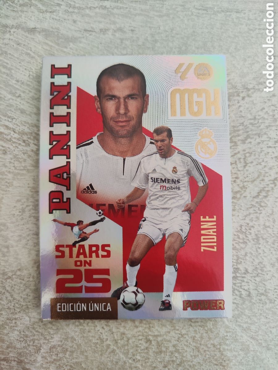 Fu&szlig;ball-Sticker: Megacracks 26 27 Stars on 25 power 430P Real Madrid Zidane