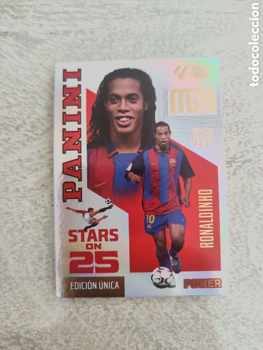 Cartes &agrave; collectionner de Football: Megacracks 26 27 Stars on 25 power 436P Barcelona Ronaldinho