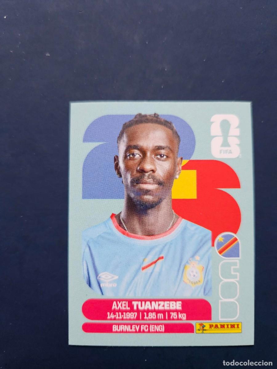 Cartes &agrave; collectionner de Football: COD 4 AXEL TUANZEBE REP DEM CONGO FIFA WORLD CUP MUNDIAL 26 2026 SIN PEGAR NUNCA PEGADO
