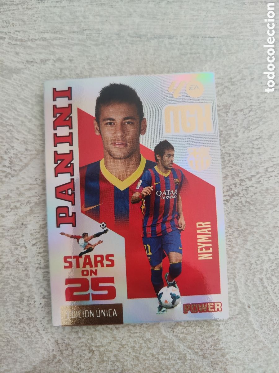 Cartes &agrave; collectionner de Football: Megacracks 26 27 Stars on 25 power 446P Barcelona Neymar