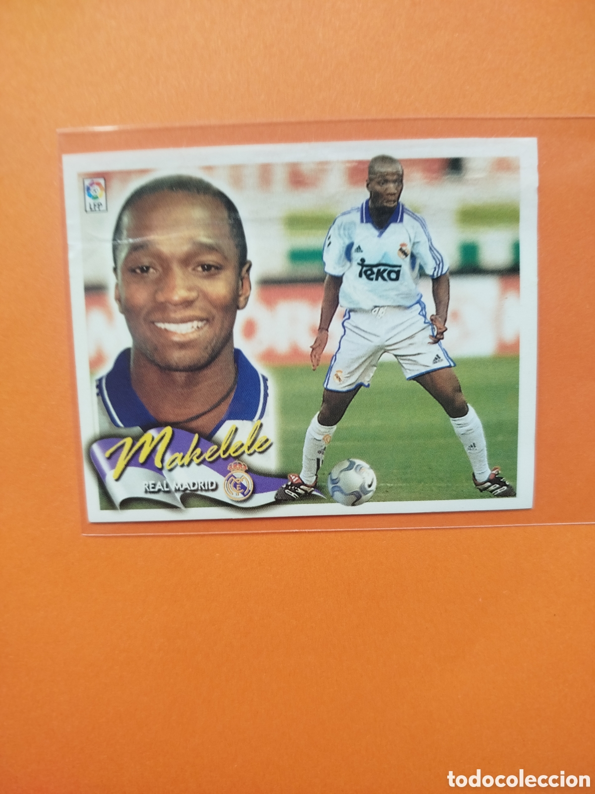 Cromos de f&uacute;tbol: MAKELELE COLOCA REAL MADRID LIGA ESTE 2000-01 VENTANILLA - Foto 1