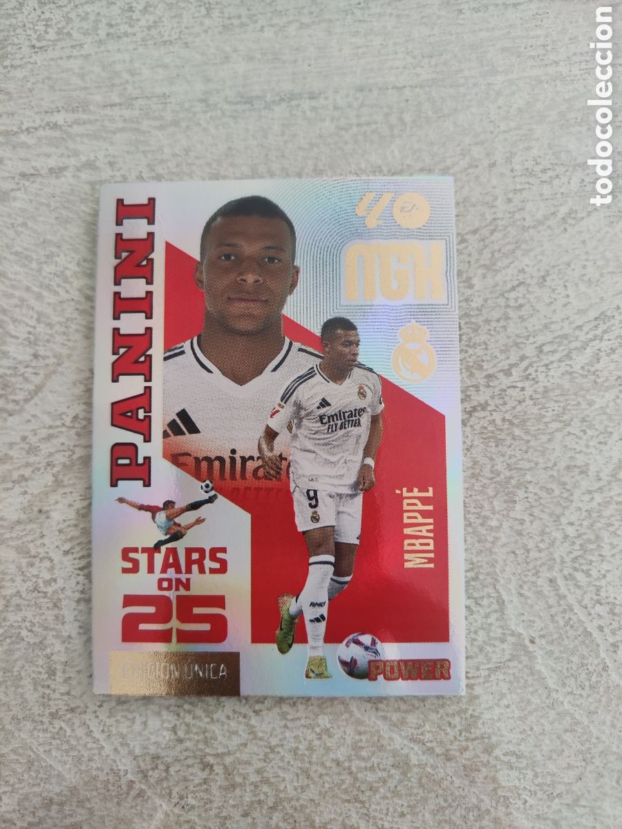 Figurine di Calcio: Megacracks 26 27 Stars on 25 power 450P Real Madrid Mbappe