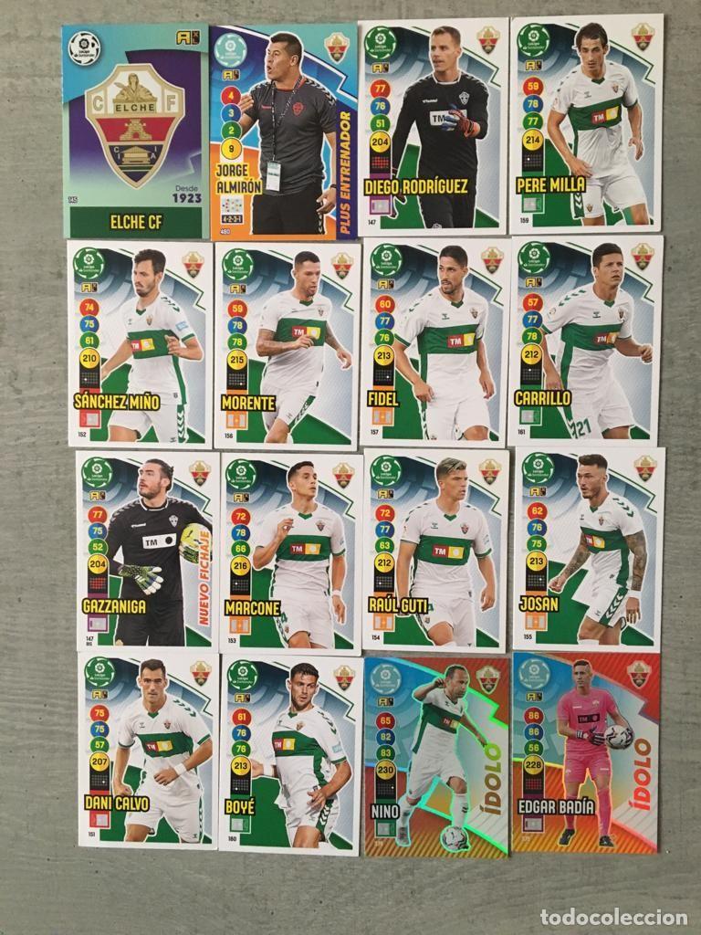 Cromos de f&uacute;tbol: LOTE DE CROMOS DE FUTBOL DEL ELCHE