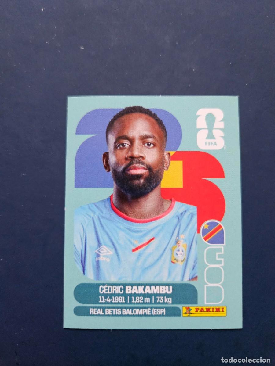 Cromos de f&uacute;tbol: COD 19 CEDRIC BAKAMBU REP DEM CONGO FIFA WORLD CUP MUNDIAL 26 2026 SIN PEGAR NUNCA PEGADO