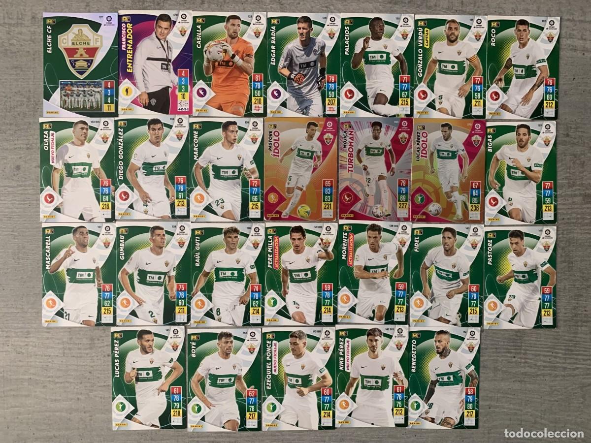 Cromos de f&uacute;tbol: LOTE DE CROMOS DE FUTBOL DEL ELCHE