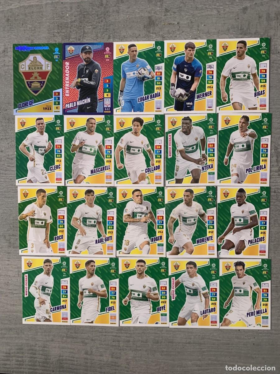 Cromos de f&uacute;tbol: LOTE DE CROMOS DE FUTBOL DEL ELCHE