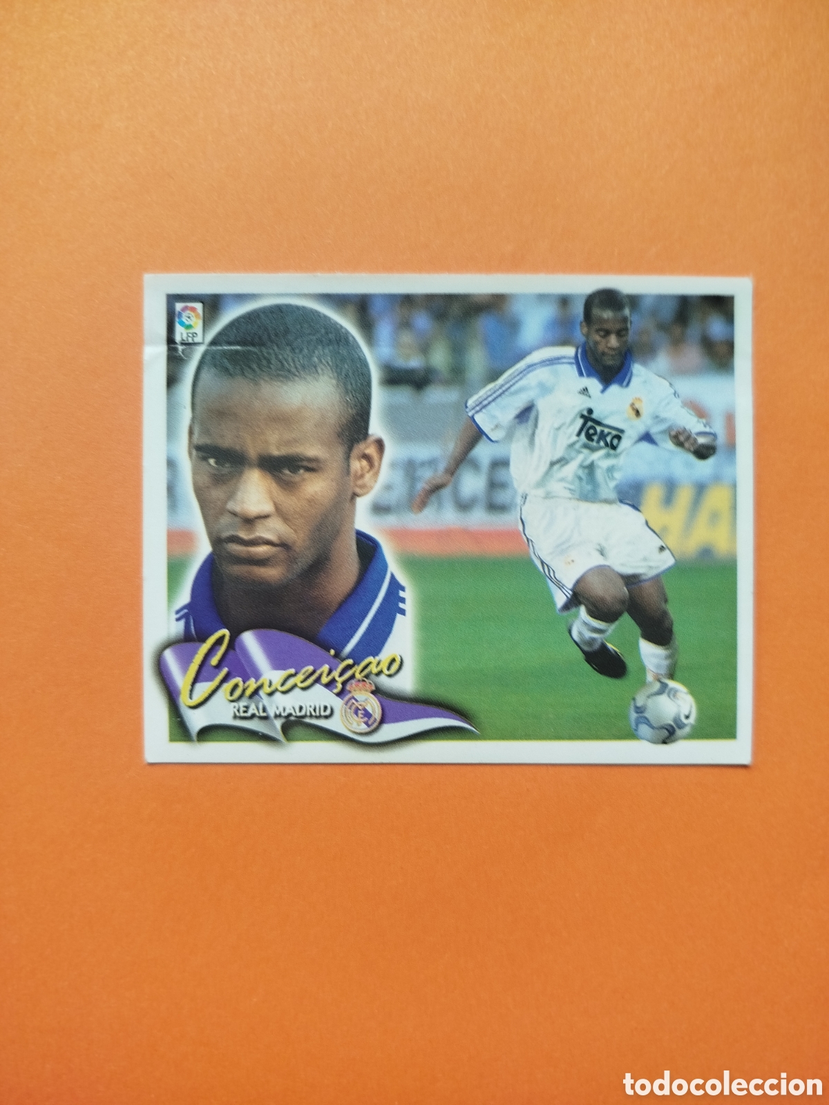 Cromos de f&uacute;tbol: CONCEICAO COLOCA REAL MADRID LIGA ESTE 2000-01