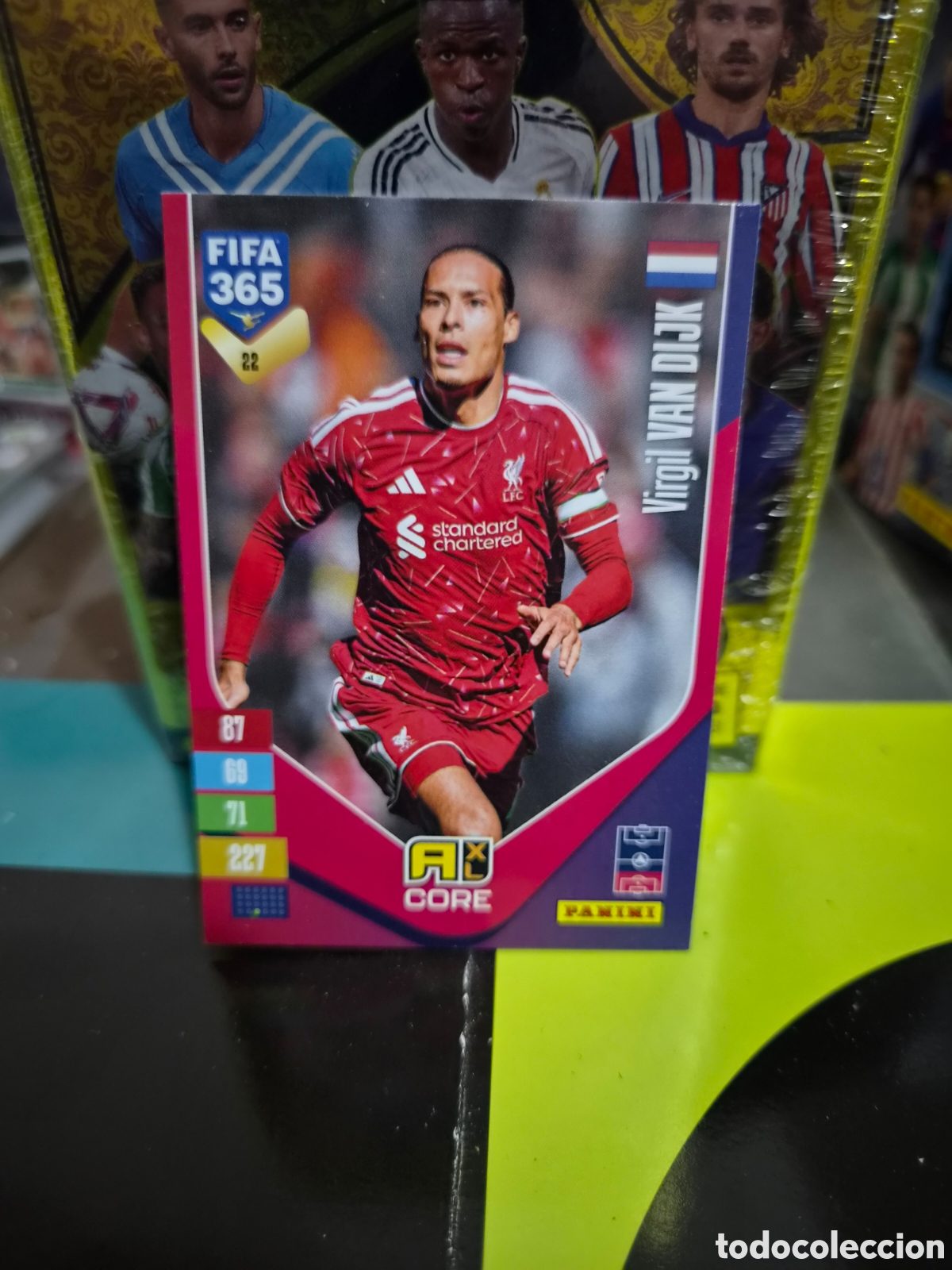 Cartes &agrave; collectionner de Football: N&deg;22 Virgil Van Dijk FIFA 365 2027