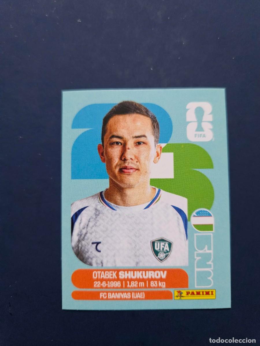 Fu&szlig;ball-Sticker: UZB 11 OTABEK SHUKUROV UZBEKISTAN FIFA WORLD CUP MUNDIAL 26 2026 SIN PEGAR NUNCA PEGADO