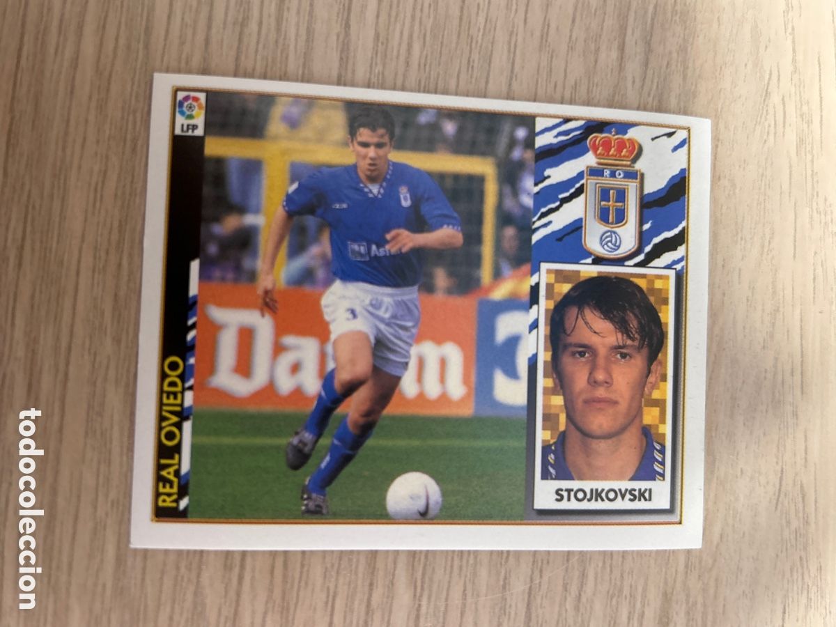 Cromos de f&uacute;tbol: LOSADA REAL OVIEDO LIGA ESTE 1997 1998 97 98 NUNCA PEGADO SIN PEGAR