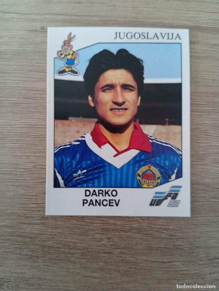 Cromos de f&uacute;tbol: DARKO PANCEV 87 YUGOSLAVIA PANIN PANINI EUROCOPA EURO 1992 92 NUNCA PEGADO SIN PEGAR