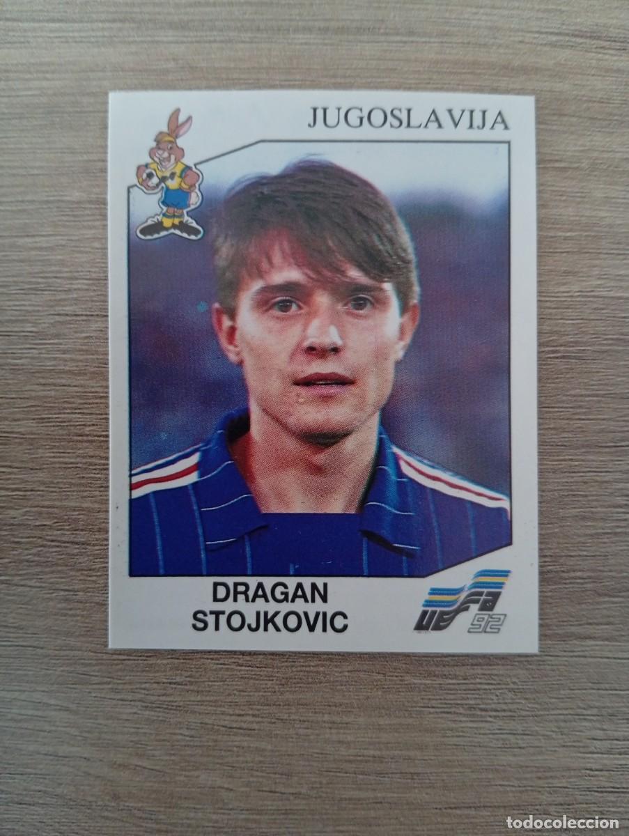 Cromos de f&uacute;tbol: DRAGAN STOJKOVIC 84 YUGOSLAVIA PANIN PANINI EUROCOPA EURO 1992 92 NUNCA PEGADO SIN PEGAR