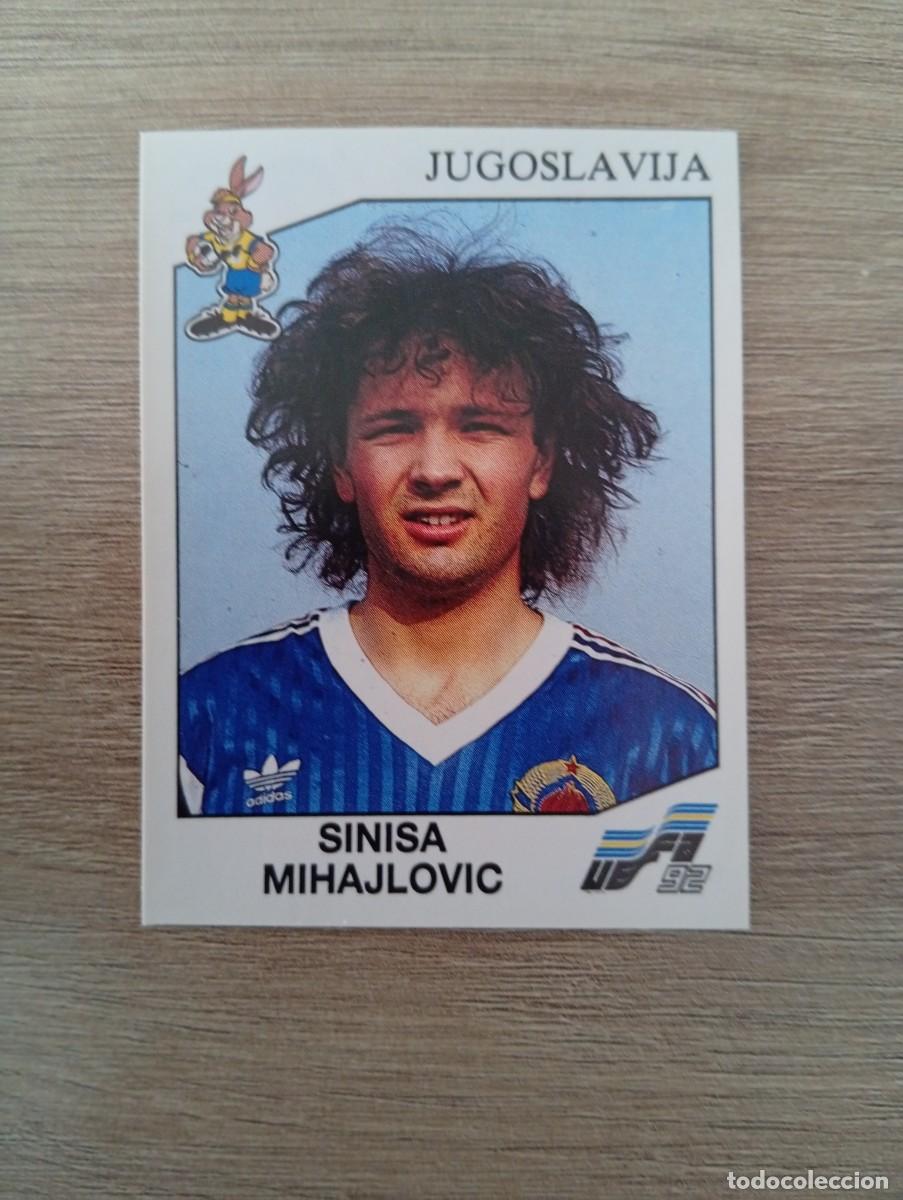 Cromos de f&uacute;tbol: SINISA MIHAJLOVIC 83 YUGOSLAVIA PANIN PANINI EUROCOPA EURO 1992 92 NUNCA PEGADO SIN PEGAR