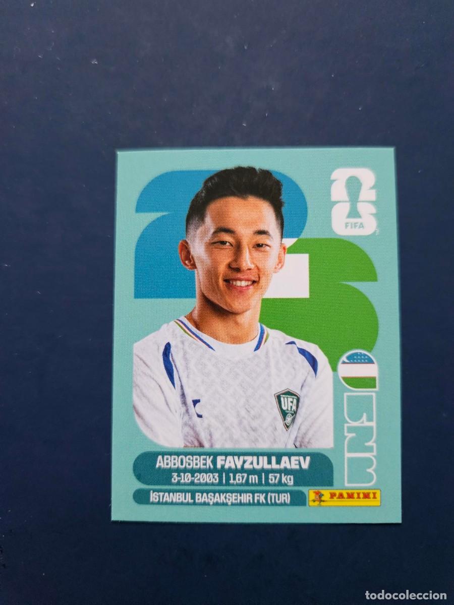 Football Stickers: UZB 20 ABBOSBEK FAYZULLAEV UZBEKISTAN FIFA WORLD CUP MUNDIAL 26 2026 SIN PEGAR NUNCA PEGADO