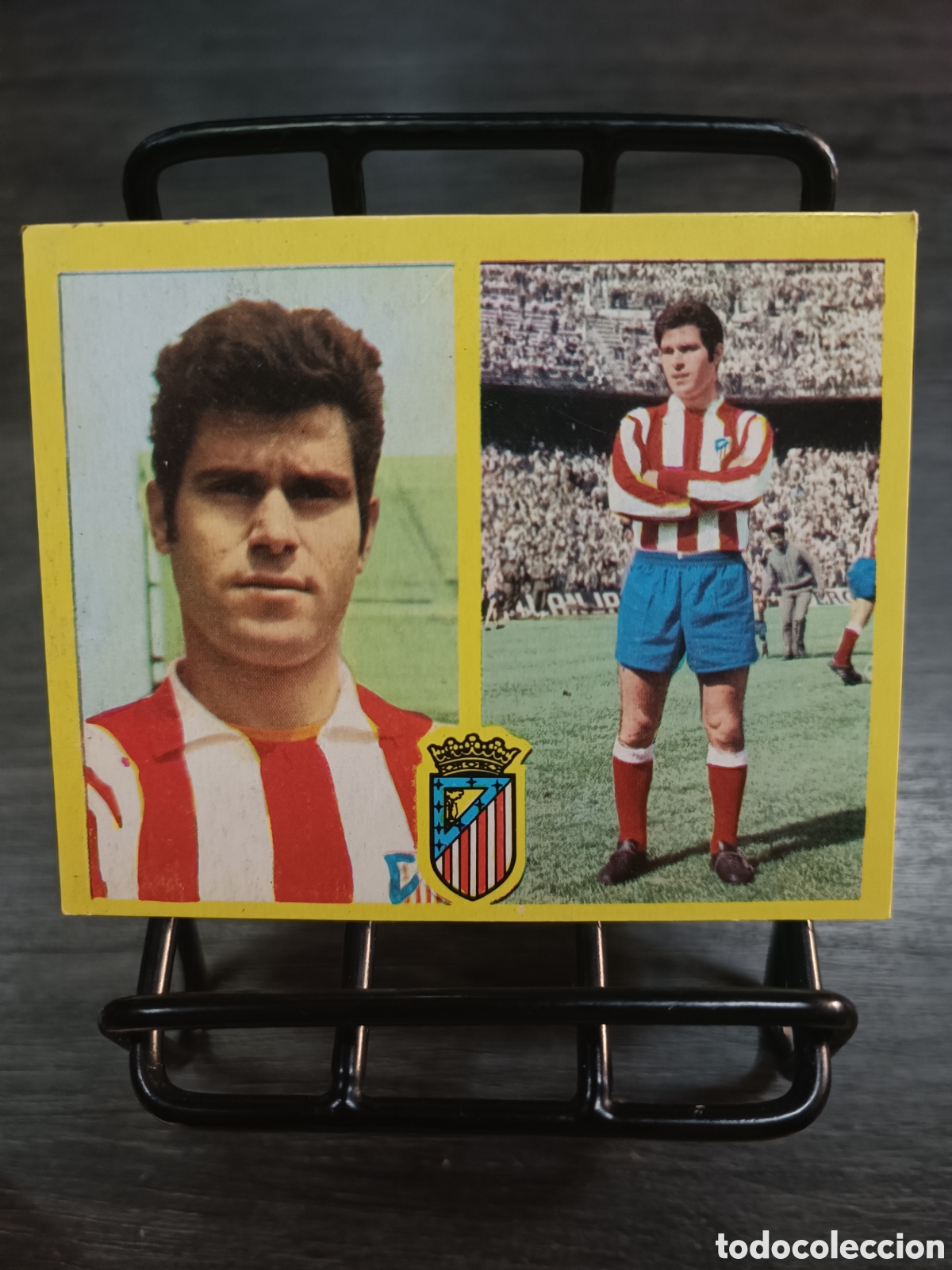 Football Stickers: 1972 Liga Este Melo Atl&eacute;tico Madrid Despegado