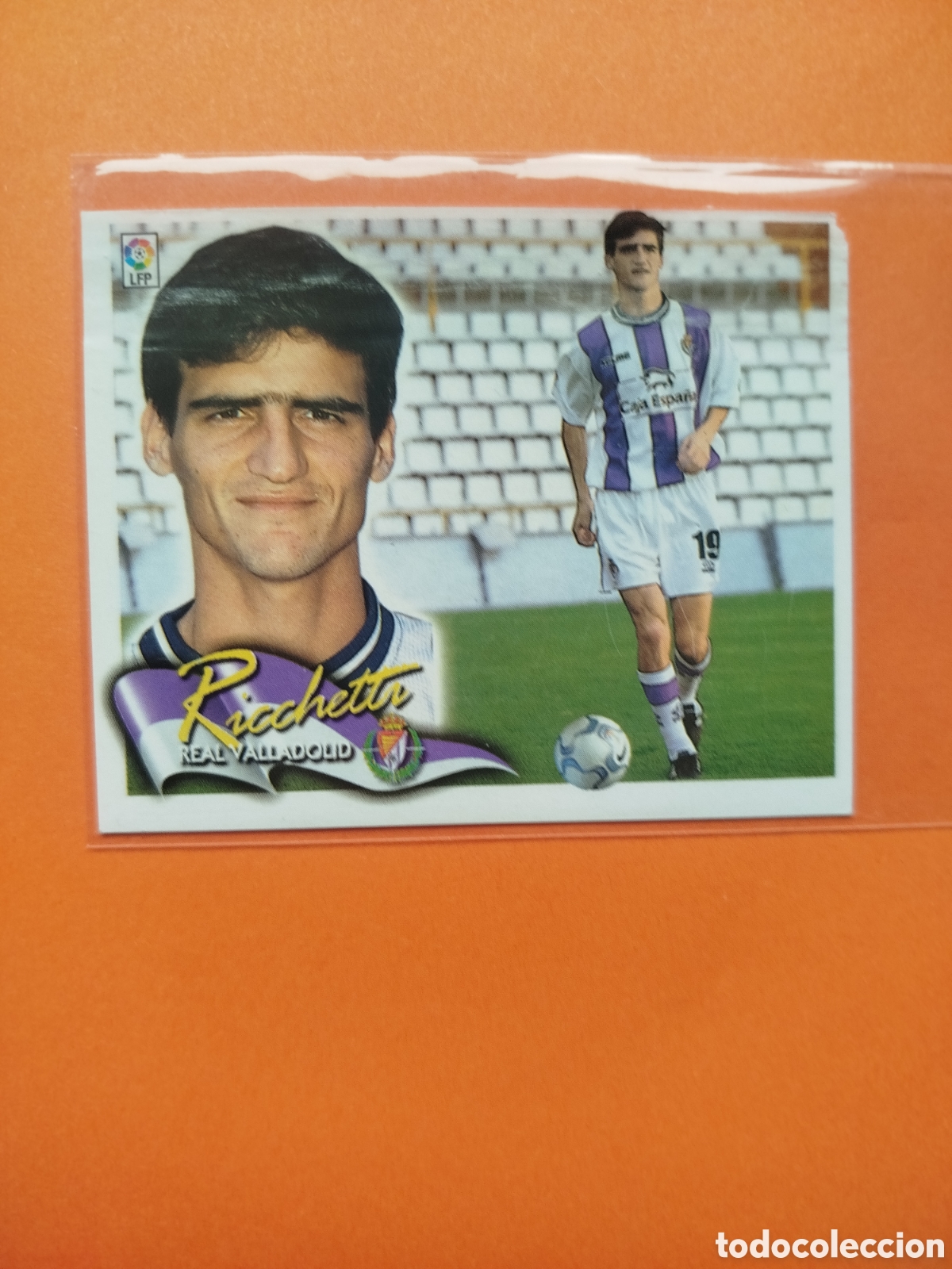 Cromos de f&uacute;tbol: RICCHETTI COLOCA VALLADOLID LIGA ESTE 2000-01 VENTANILLA - Foto 1