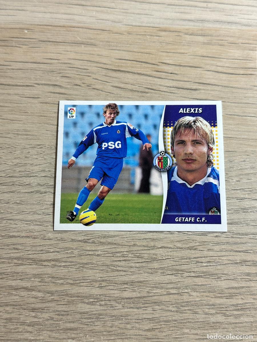 Cartes &agrave; collectionner de Football: ALEXIS GETAFE COLECCIONES ESTE LIGA 2006 2007 06 07 SIN PEGAR NUNCA PEGADO