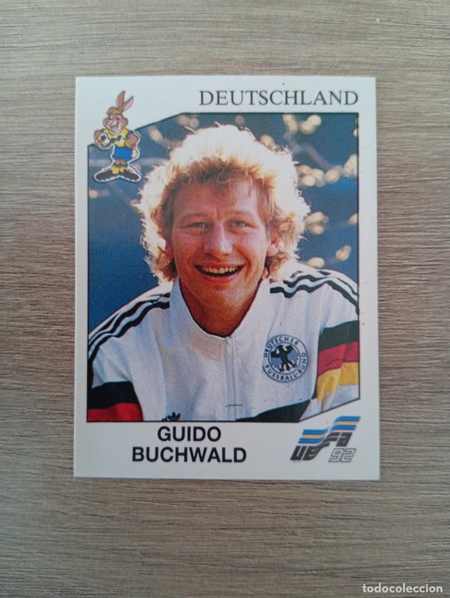 Cartes &agrave; collectionner de Football: GUIDO BUCHWALD 198 ALEMANIA PANINI EUROCOPA EURO 1992 92 NUNCA PEGADO SIN PEGAR