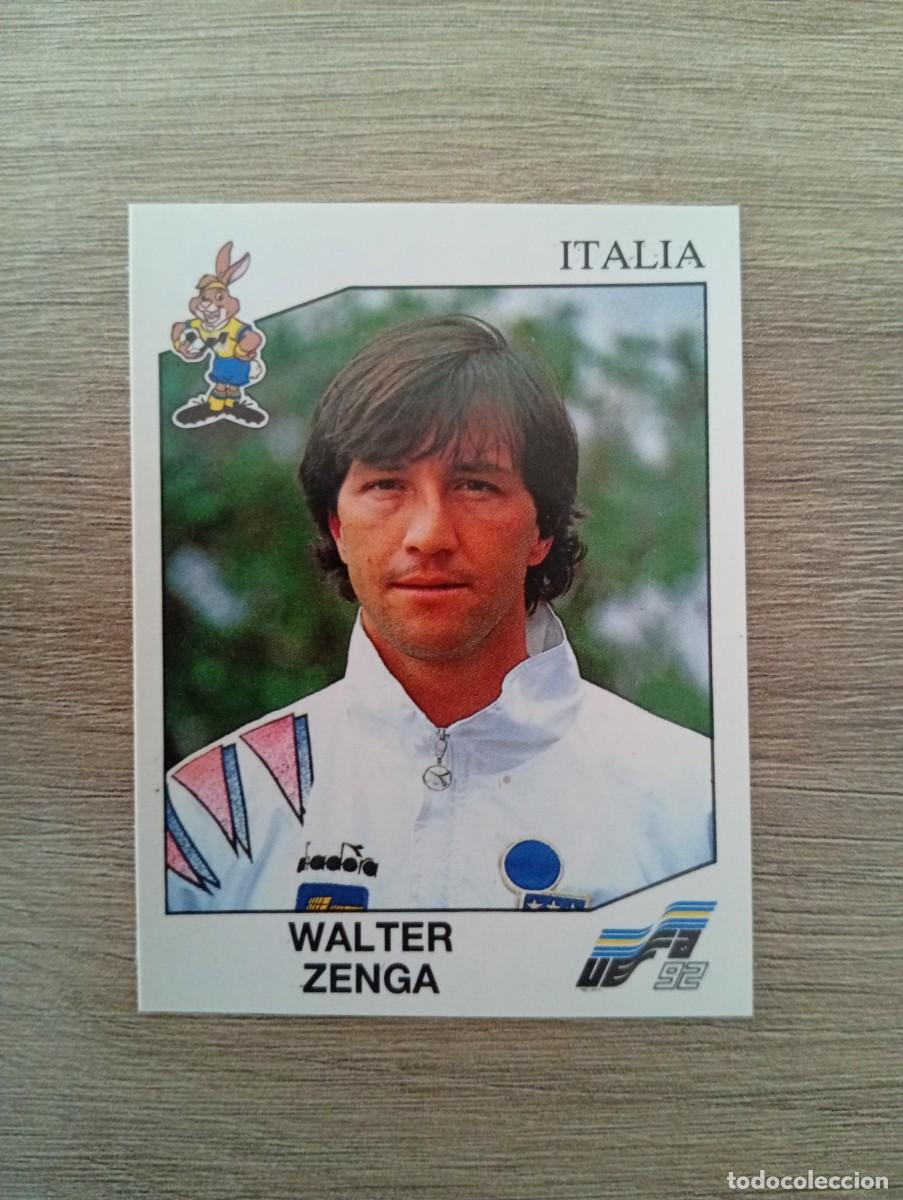 Cromos de f&uacute;tbol: WALTER ZENGA 236 ITALIA PANINI EUROCOPA EURO 1992 92 NUNCA PEGADO SIN PEGAR