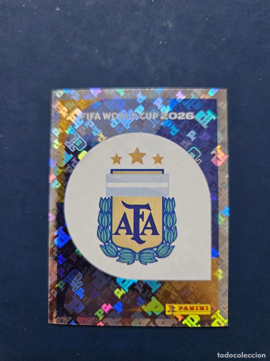 Cromos de f&uacute;tbol: ARG 1 ESCUDO ARGENTINA FIFA WORLD CUP MUNDIAL 26 2026 SIN PEGAR NUNCA PEGADO