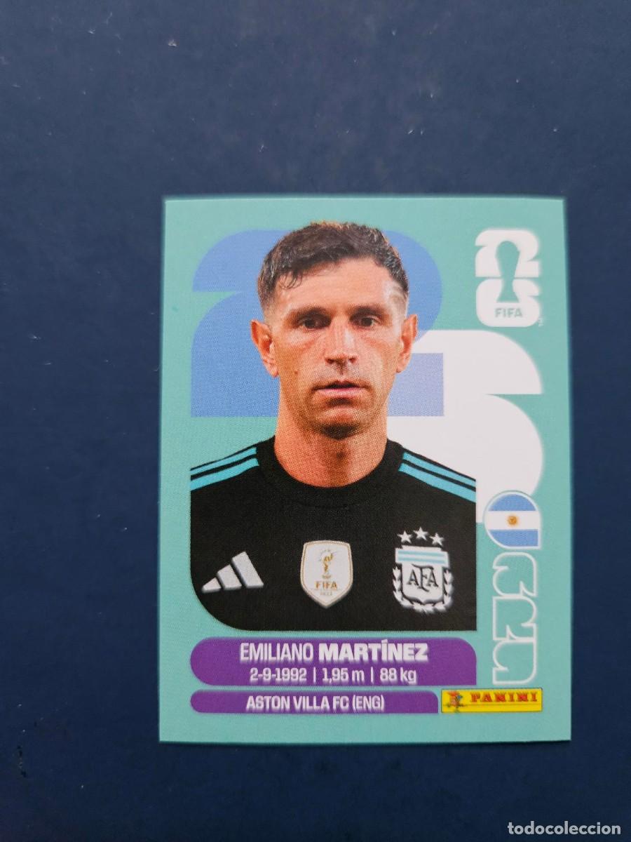 Cromos de f&uacute;tbol: ARG 2 EMILIANO MARTINEZ ARGENTINA FIFA WORLD CUP MUNDIAL 26 2026 SIN PEGAR NUNCA PEGADO