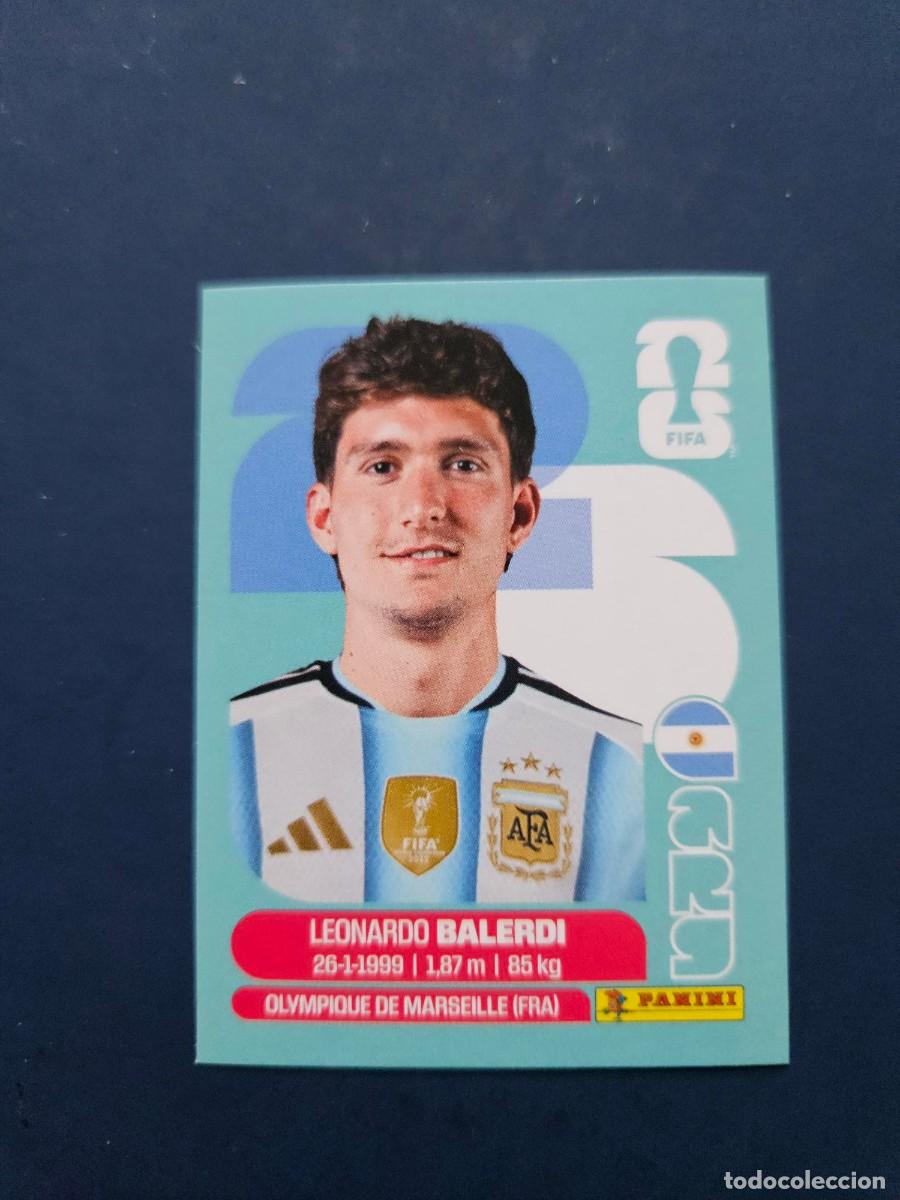 Cartes &agrave; collectionner de Football: ARG 7 LEONARDO BALERDI ARGENTINA FIFA WORLD CUP MUNDIAL 26 2026 SIN PEGAR NUNCA PEGADO