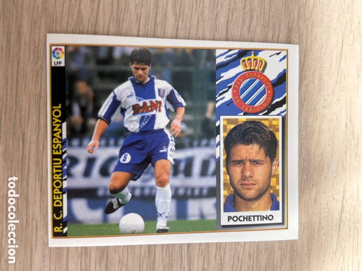 Cartes &agrave; collectionner de Football: POCHETTINO ESPANYOL LIGA ESTE 1997 1998 97 98 NUNCA PEGADO SIN PEGAR