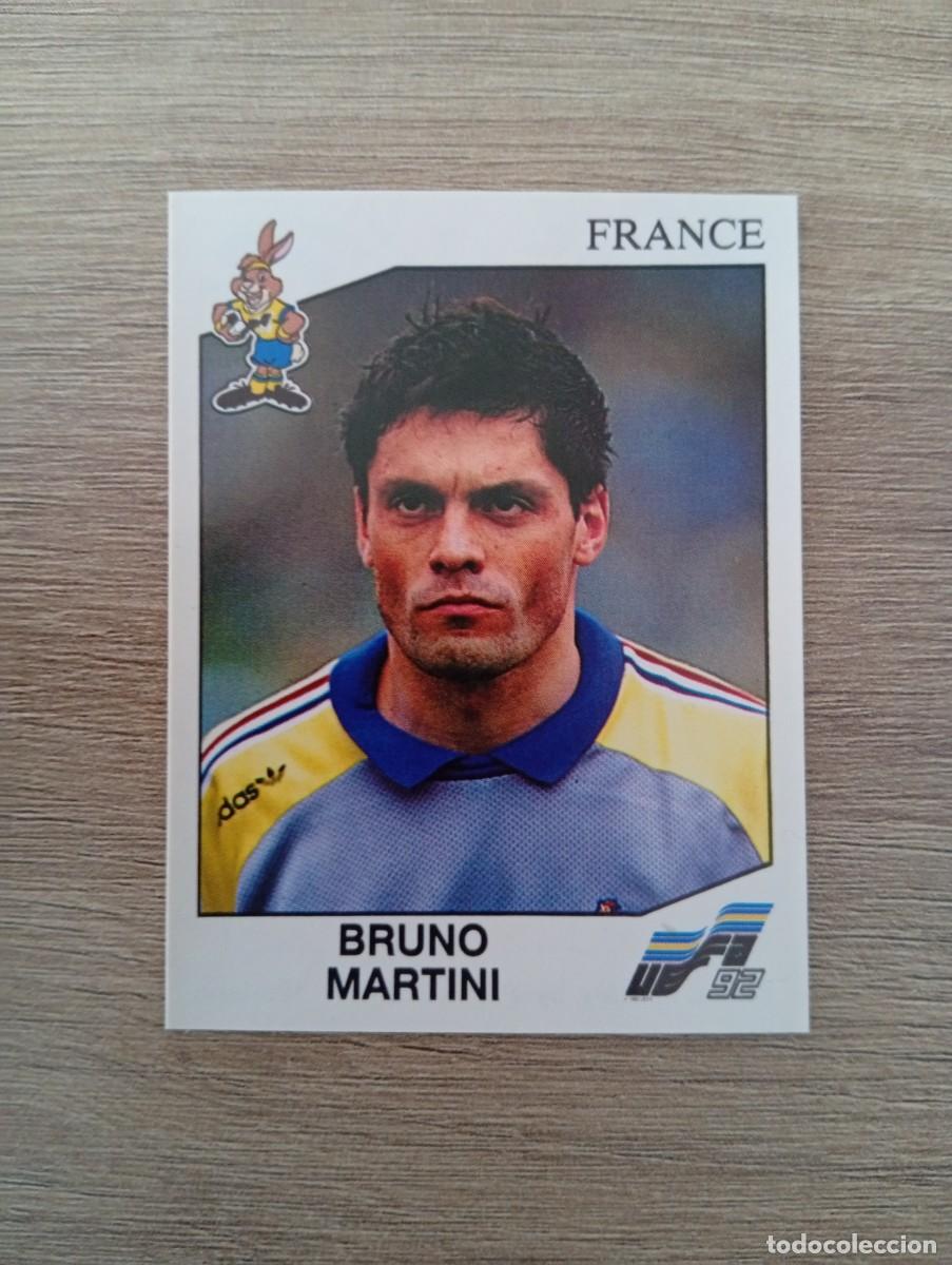 Cromos de f&uacute;tbol: BRUNO MARTINI 44 FRANCIA PANINI EUROCOPA EURO 1992 92 NUNCA PEGADO SIN PEGAR