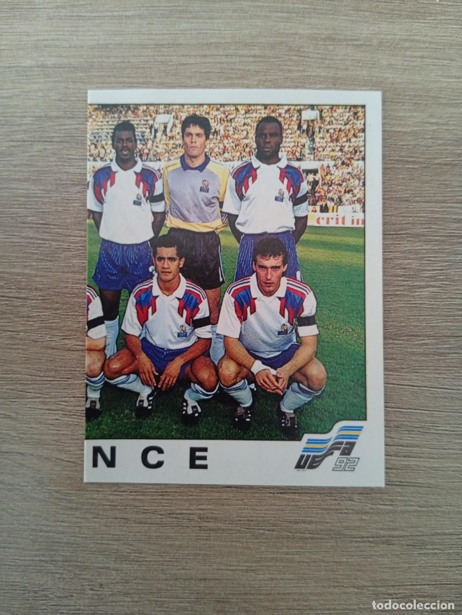 Cromos de Futebol: ALINEACION FRANCIA 40 PANINI EUROCOPA EURO 1992 92 NUNCA PEGADO SIN PEGAR
