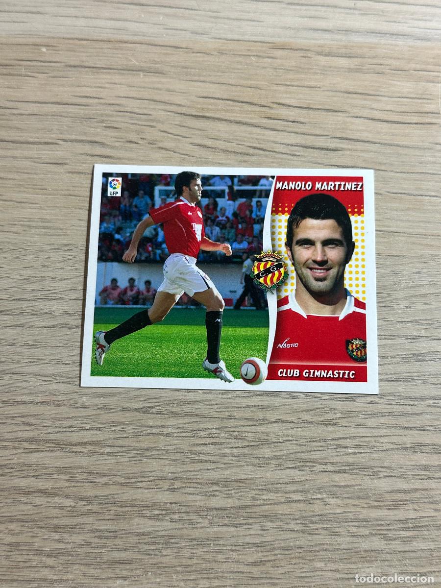 Cromos de Futebol: MANOLO MARTINEZ GIMNASTIC COLECCIONES ESTE LIGA 2006 2007 06 07 SIN PEGAR NUNCA PEGADO