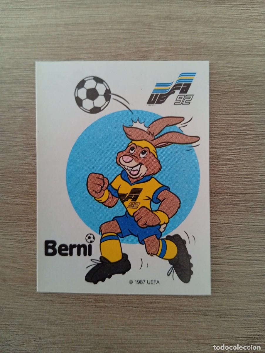 Cromos de Futebol: BERNI MASCOTA 261 PANINI EUROCOPA EURO 1992 92 NUNCA PEGADO SIN PEGAR