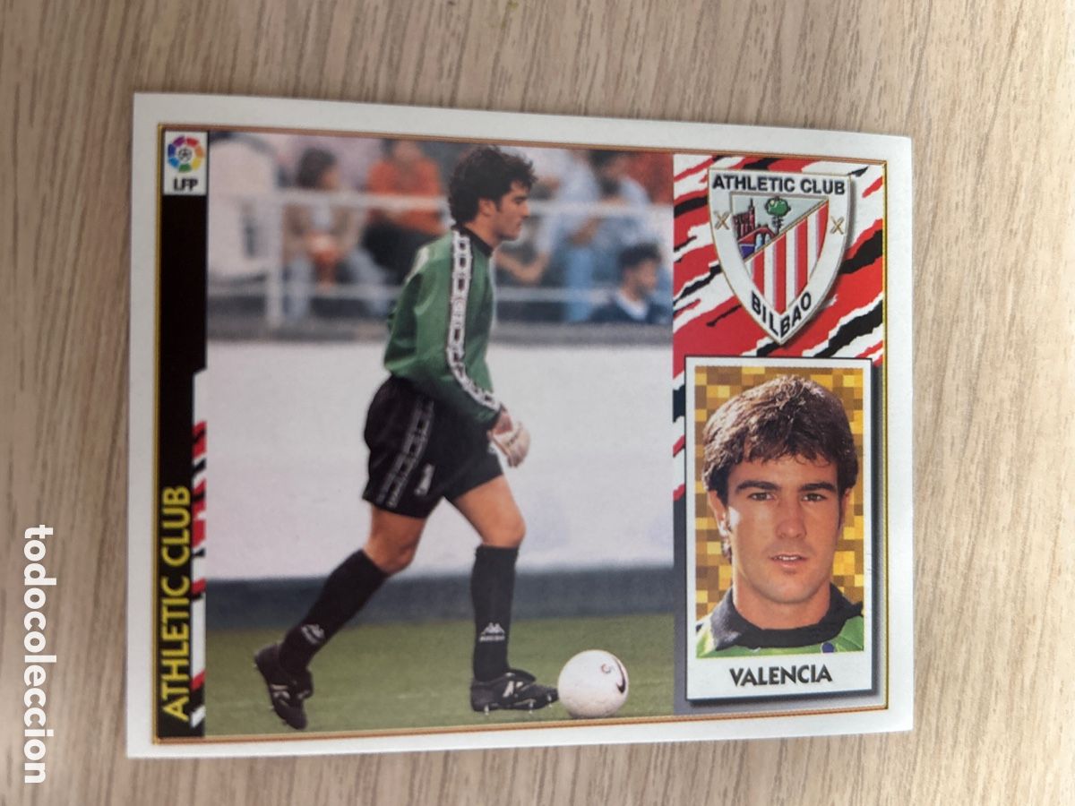 Cromos de Futebol: VALENCIA ATHLETIC DE BILBAO LIGA ESTE 1997 1998 97 98 NUNCA PEGADO SIN PEGAR