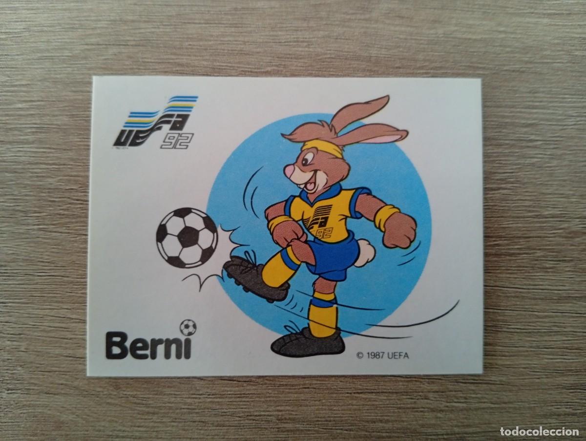 Cromos de Futebol: BERNI MASCOTA 259 PANINI EUROCOPA EURO 1992 92 NUNCA PEGADO SIN PEGAR