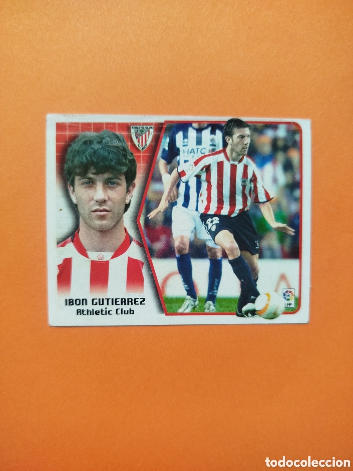 Cromos de f&uacute;tbol: IBON GUTIERREZ COLOCA ATHLETIC CLUB BILBAO LIGA ESTE 2005-06