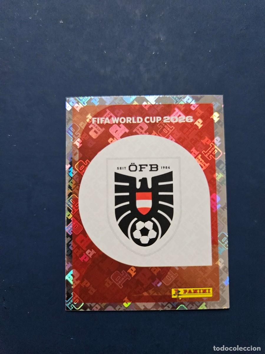 Cromos de Futebol: AUT 1 ESCUDO AUSTRIA FIFA WORLD CUP MUNDIAL 26 2026 SIN PEGAR NUNCA PEGADO