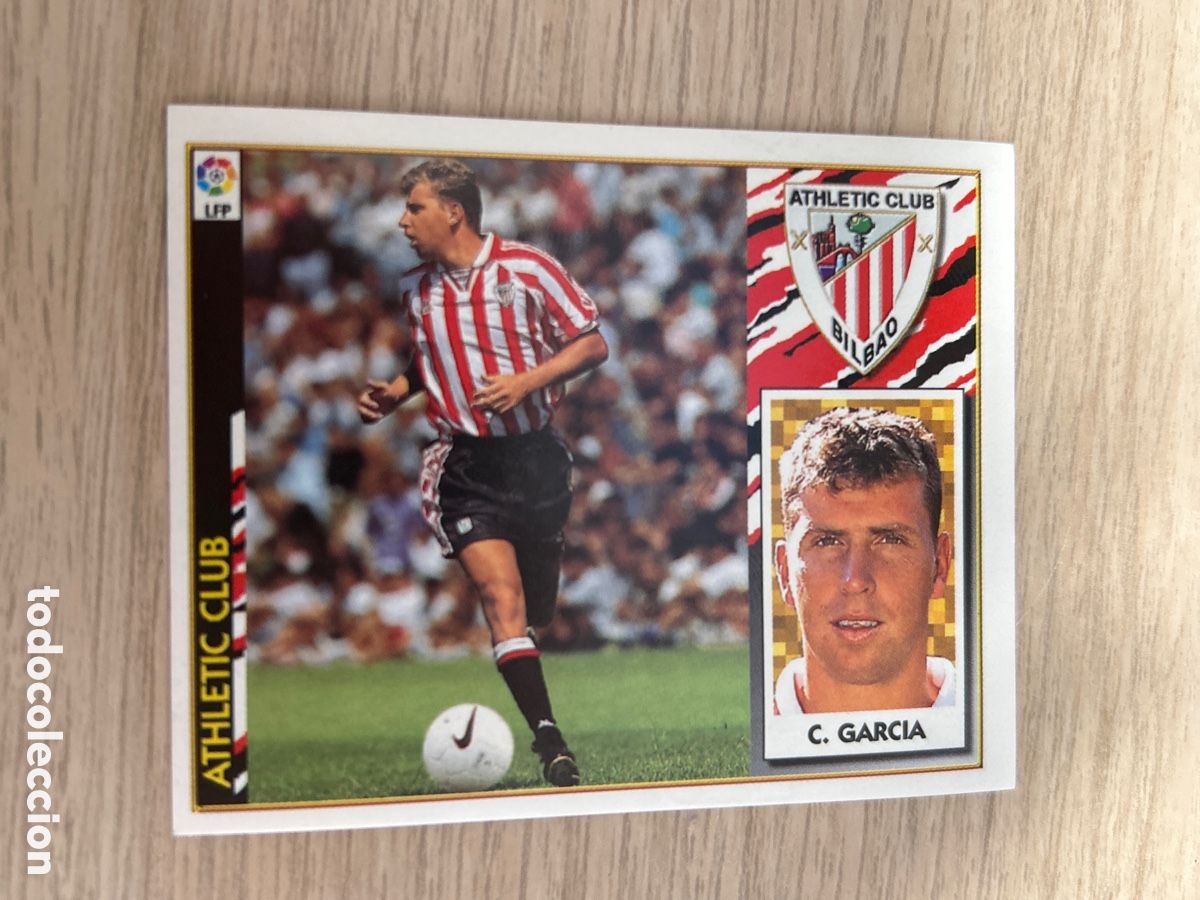 Cromos de Futebol: CARLOS GARCIA ATHLETIC DE BILBAO LIGA ESTE 1997 1998 97 98 NUNCA PEGADO SIN PEGAR