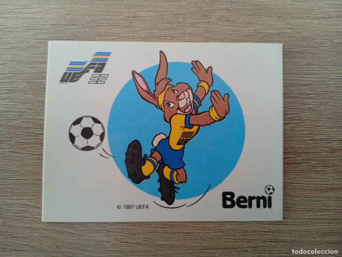 Cromos de Futebol: BERNI MASCOTA 260 PANINI EUROCOPA EURO 1992 92 NUNCA PEGADO SIN PEGAR