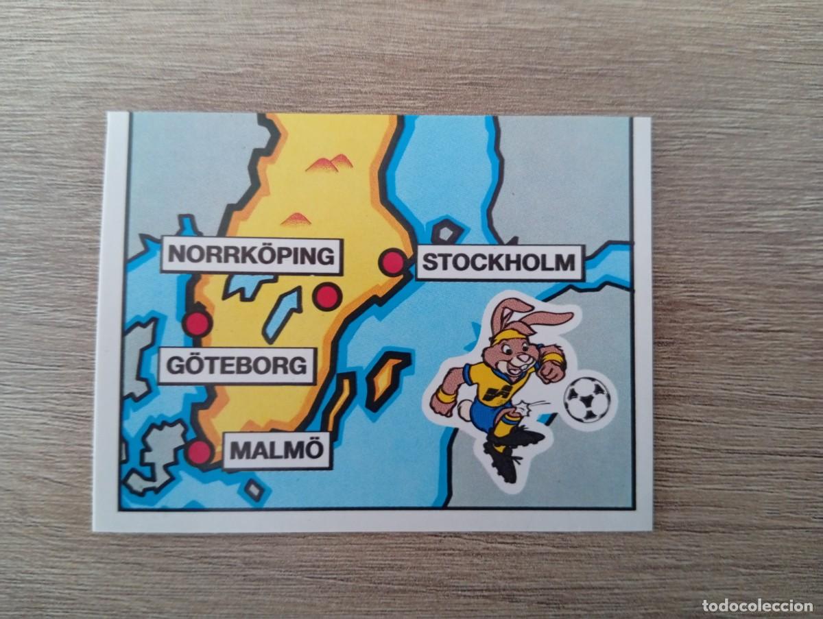 Cromos de Futebol: MAPA 5 PANINI EUROCOPA EURO 1992 92 NUNCA PEGADO SIN PEGAR