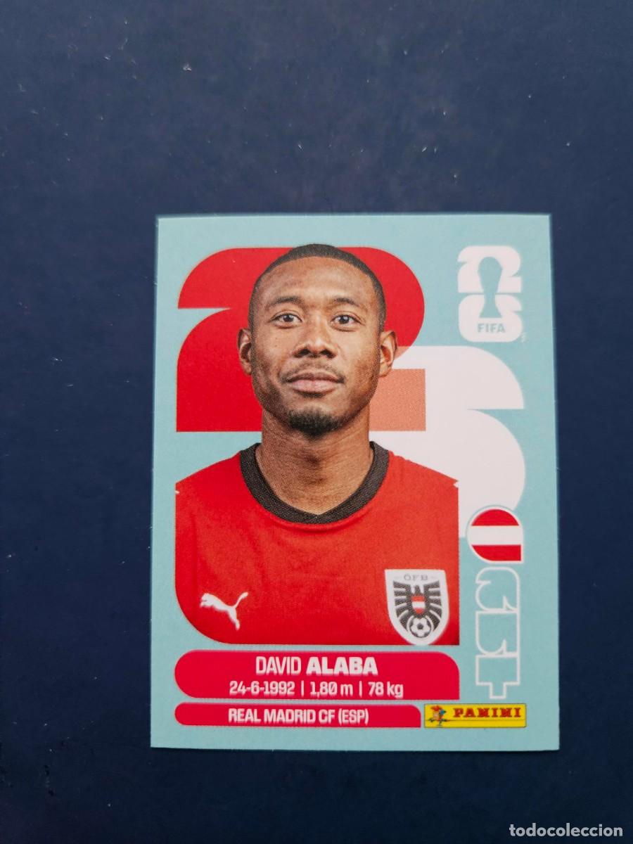 Cromos de Futebol: AUT 4 DAVID ALABA AUSTRIA FIFA WORLD CUP MUNDIAL 26 2026 SIN PEGAR NUNCA PEGADO