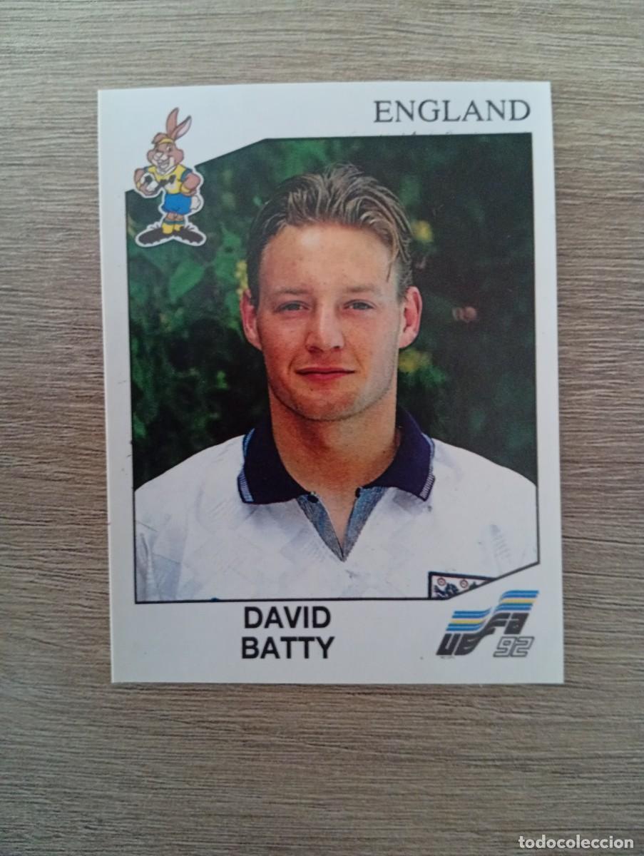 Cromos de Futebol: DAVID BATTY 104 INGLATERRA PANINI EUROCOPA EURO 1992 92 NUNCA PEGADO SIN PEGAR