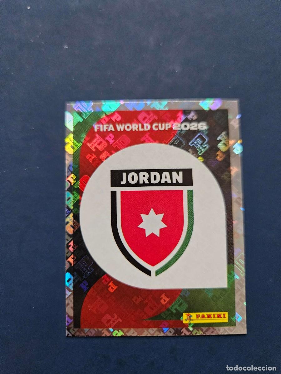 Cromos de Futebol: JOR 1 ESCUDO JORDANIA FIFA WORLD CUP MUNDIAL 26 2026 SIN PEGAR NUNCA PEGADO