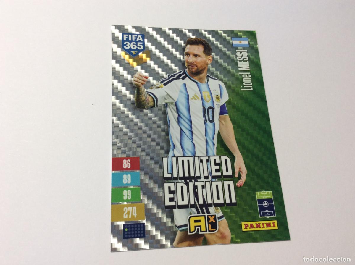 Cromos de Futebol: Limited Edition Lionel Messi Argentina Adrenalyn XL Fifa 365 2027 27 Panini