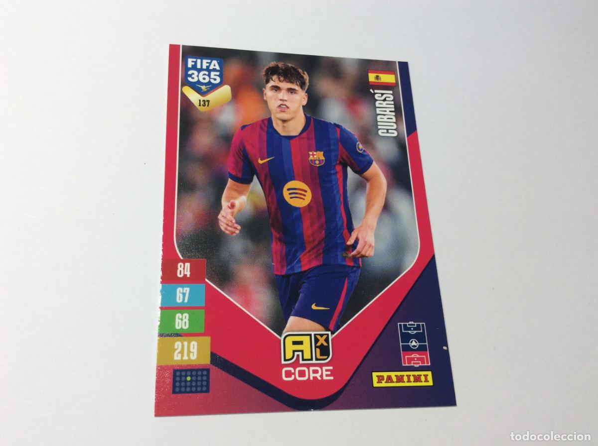 Cromos de Futebol: 137 Cubars&iacute; FC Barcelona 2026 Adrenalyn XL Fifa 365 2027 27 Panini
