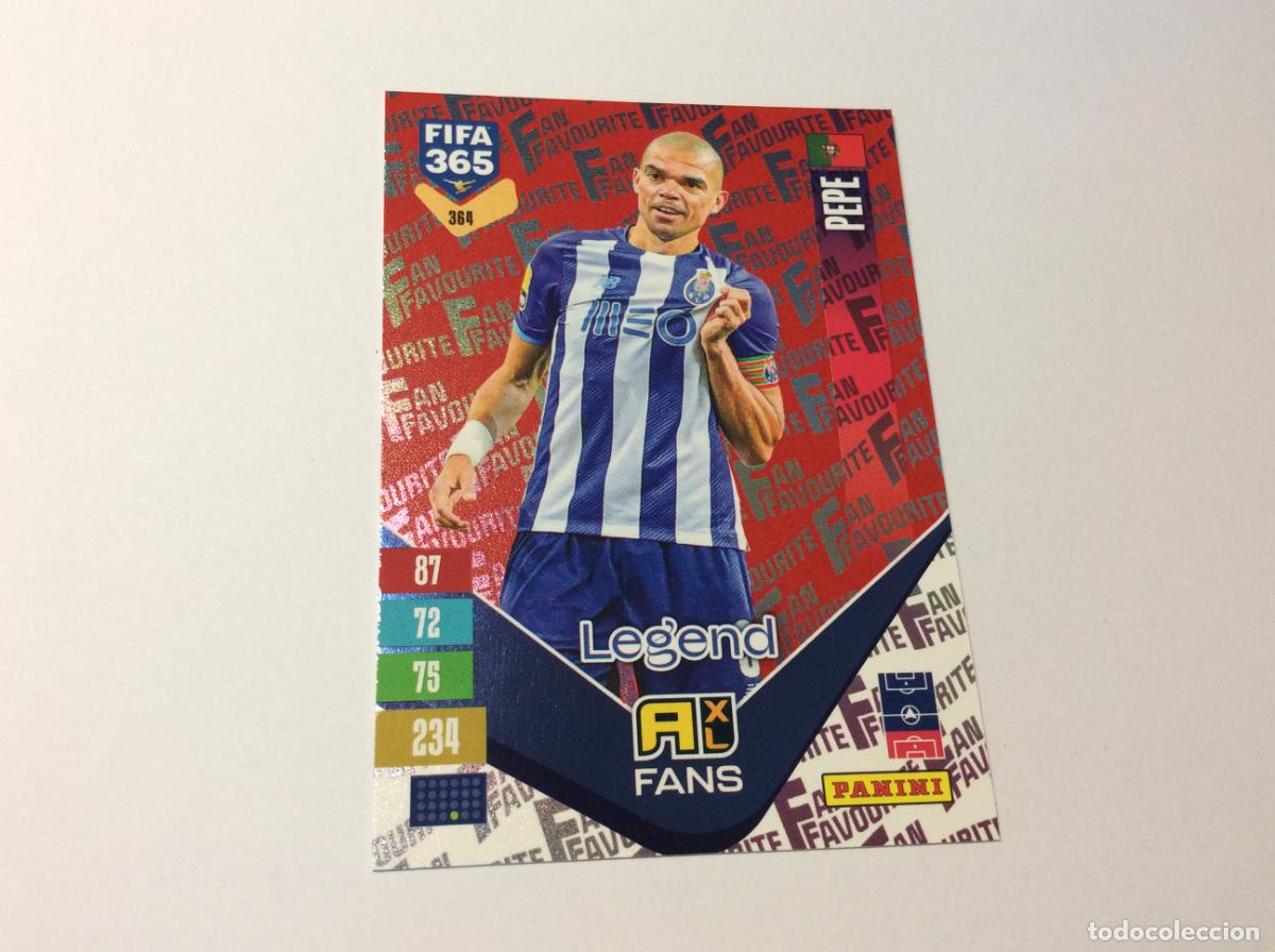 Cromos de Futebol: 364 Rojo Fans Pepe Oporto Adrenalyn XL Fifa 365 2027 27 Panini