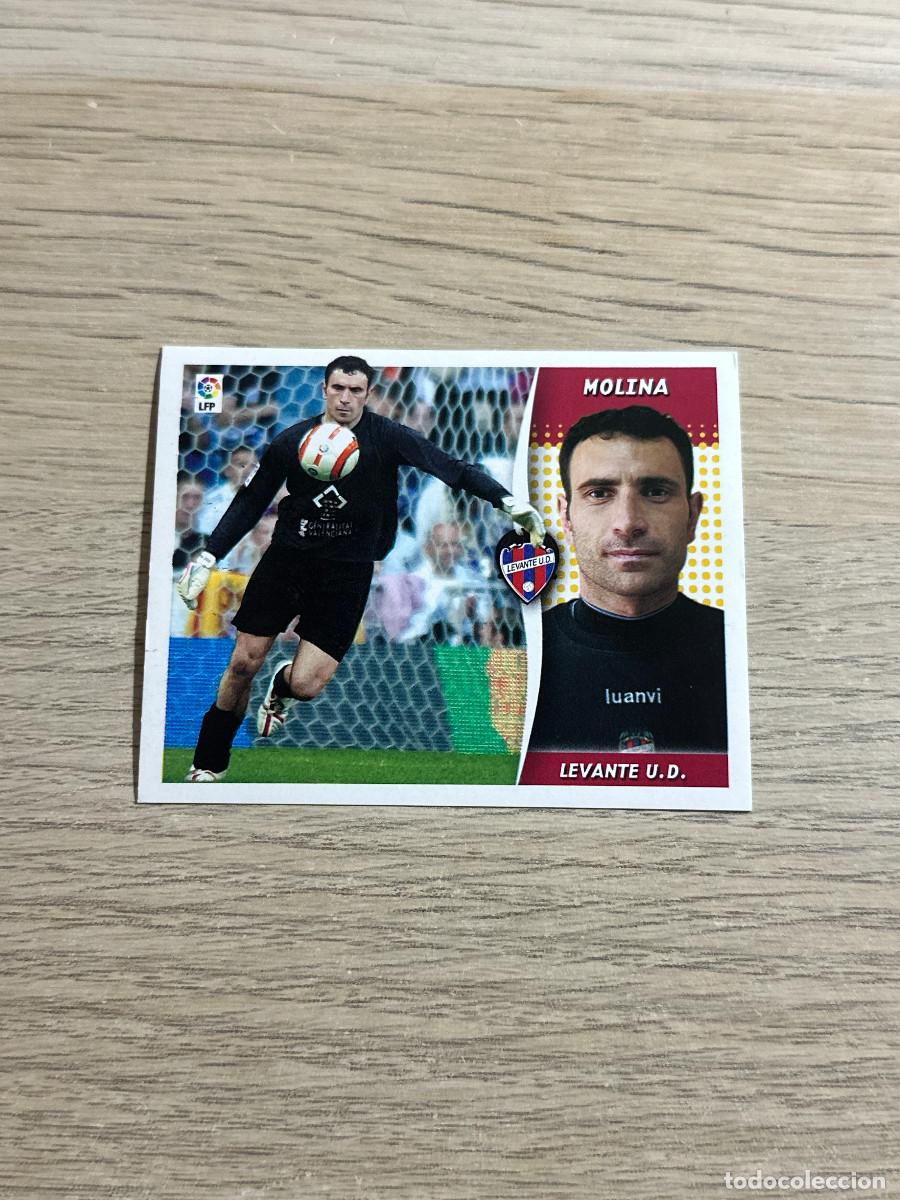 Figurine di Calcio: MOLINA COLOCA LEVANTE COLECCIONES ESTE LIGA 2006 2007 06 07 SIN PEGAR NUNCA PEGADO