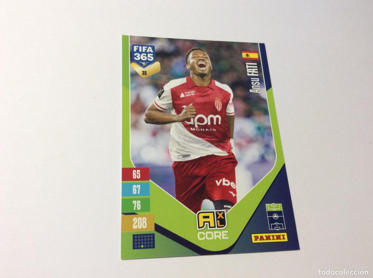 Figurine di Calcio: 35 Ansu Fati Monaco Adrenalyn XL Fifa 365 2027 27 Panini