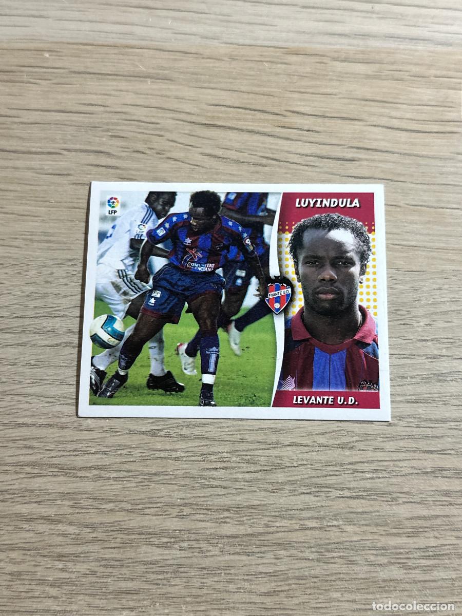 Figurine di Calcio: LUYINDULA COLOCA LEVANTE COLECCIONES ESTE LIGA 2006 2007 06 07 SIN PEGAR NUNCA PEGADO